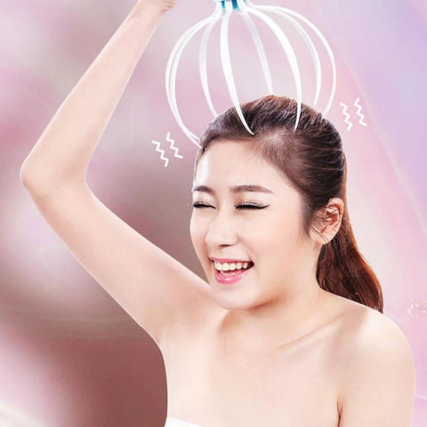 Head Scalp Massager Octopus Vibration