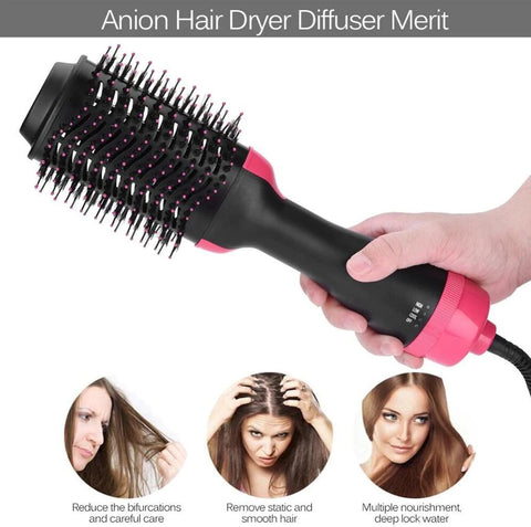 One-Step Electric Hair Dryer Comb